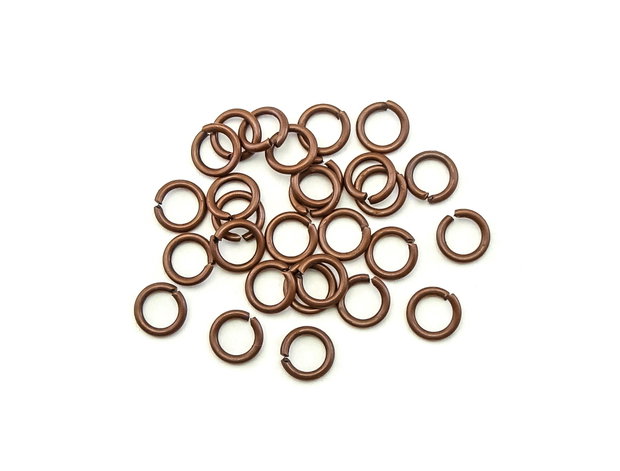 Zale finisaj cupru antichizat, 6 mm – 50 buc (cod 15-11)