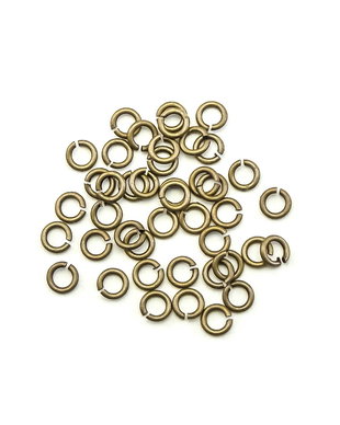 Zale finisaj bronz, 4 mm – 50 buc (cod 15-12)