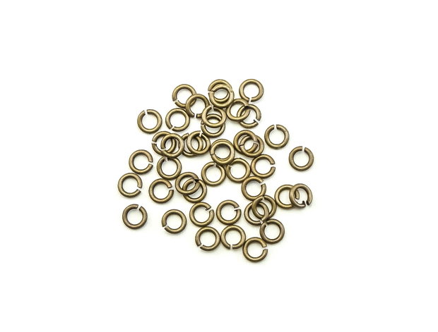 Zale finisaj bronz, 4 mm – 50 buc (cod 15-12)
