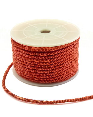 Snur Dacron rosu, 4 mm – 1 m (cod 17-59)