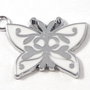 Charm fluture pewter emailat - 2841