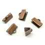 Capat panglica, finisaj cupru antichizat, 10x7 mm – 2 buc (cod 12-32)