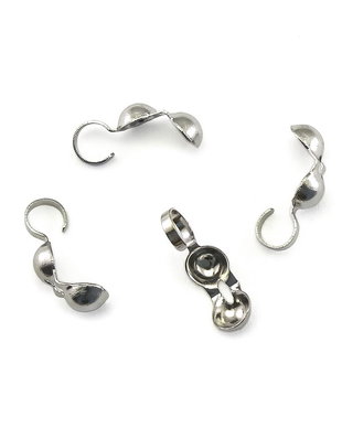 Cupa nod, finisaj argintiu inchis, 9x3,5 mm – 2 buc (cod 12-35)