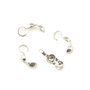 Cupa nod, finisaj argintiu, 9x3,5 mm – 2 buc (cod 12-36)