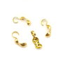 Cupa nod, finisaj auriu, 9x3,5 mm – 2 buc (cod 12-37)