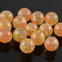 ST600 Margele sticla galben patat 8mm
