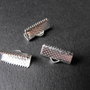 CAPAT ARGINTIU PENTRU SNUR - 16 X 7 MM
