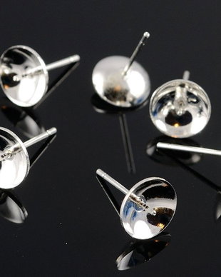 E610 Baza cercei cu tija si platou sferic 8mm (2buc)