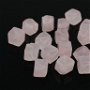 A615 Cuart roz cuburi neregulate 6.5mm