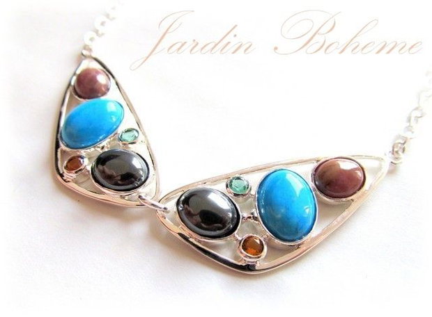 JARDIN BOHEME -COLIER GULER SEMIPRETIOASE