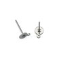 Tortite cercei tip tija, otel inoxidabil, platou 5 mm (cod 4-54)