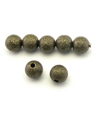 Distantier stardust, 8 mm, finisaj bronz (cod 7-203)