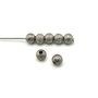Distantier stardust, 4 mm, finisaj argintiu inchis (cod 7-207)