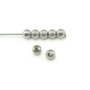 Distantier stardust, 4 mm, finisaj argintiu (cod 7-208)