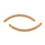 Distantier tubular, arcuit, finisaj cupru, 45x3 mm (cod 7-215)