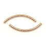 Distantier tubular, arcuit, finisaj cupru, 45x3 mm (cod 7-217)