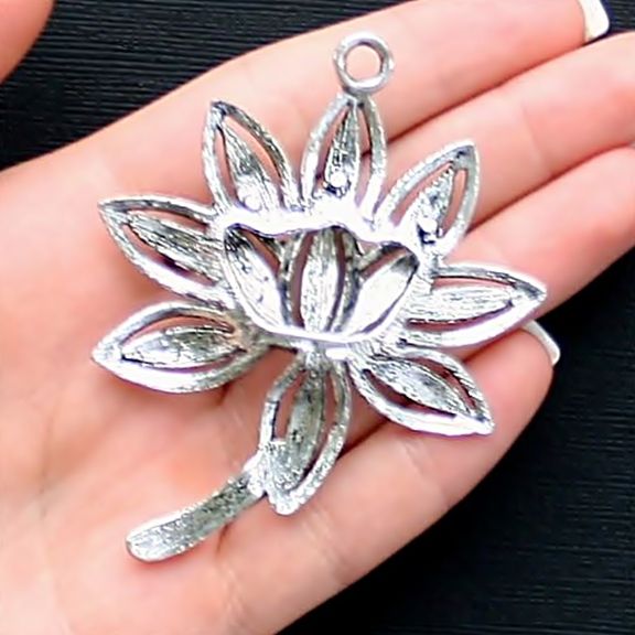 1b Pandantiv aliaj , finisaj antique silver, 68x58mm (spa 10)