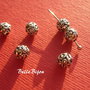 Margele tip Bali din argint 925 antichizat INDIA aprox 6 mm