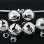 1b charm placat argint ''clopotel'' 8mm (sp 51)