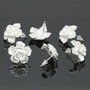2b Tortite cercei placate argint 18x18mm (sp 63)