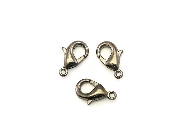 Inchizatoare tip carabina, finisaj gun metal, 12x7 mm (cod 13-141)