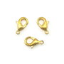 Inchizatoare tip carabina, finisaj auriu, 12x7 mm (cod 13-144)