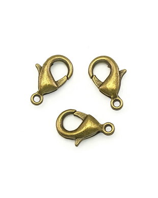Inchizatoare tip carabina, finisaj bronz, 12x7 mm (cod 13-145)