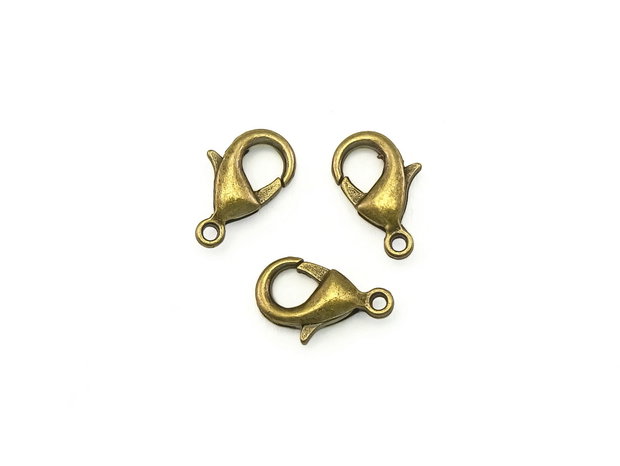Inchizatoare tip carabina, finisaj bronz, 12x7 mm (cod 13-145)