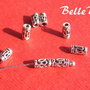 Tub din argint 925 antichizat INDIA aprox 5.5x3 mm