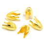 2b Capac placat aur floare 10x8mm (gp 11)