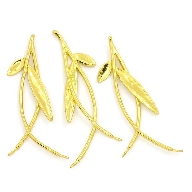 1b Element decorativ placat aur 42x19mm (gp 16)