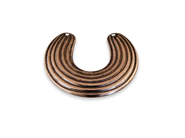 1b Element decorativ cupru antichizat 40x45mm
