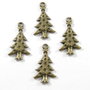 4 buc Charms braduti bronz 26x14m - 2877