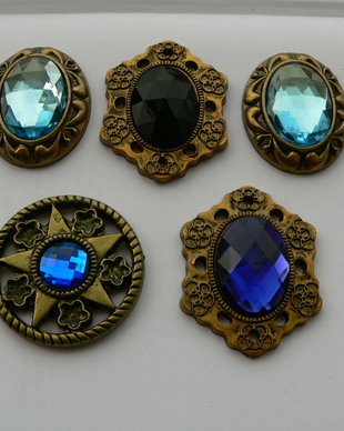 Cabochon acrilic