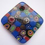Pandantiv sticla Murano 41 mm - albastru