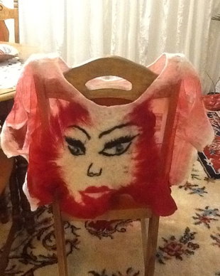 BLUZA LANA SI ORGANTZA- VANDUT