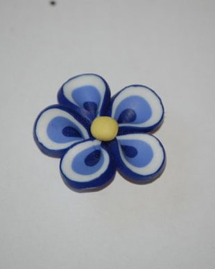 LFF253 - floare fimo albastra