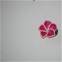LFF154 - floare fimo roz inchis