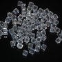 LMS411 - margele cubice albe- 4mm