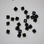 LMS415 - margele cubice negre - 4mm