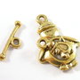 Inchizatoare toggle auriu antichizat - 2886