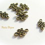 Link finisaj bronz 2x7x11.5 mm