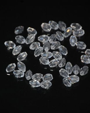 LMS504 - margele sticla albe 5 mm