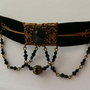 Victorian Black Velvet Choker