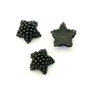 Cabochon rasina stea,  12x12x7 mm (cod 21-43)
