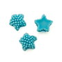 Cabochon rasina stea,  12x12x7 mm (cod 21-44)