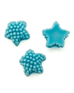 Cabochon rasina stea,  12x12x7 mm (cod 21-44)