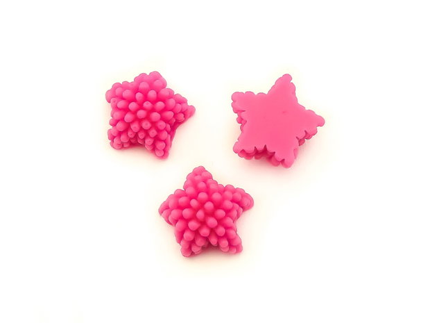 Cabochon rasina stea, 12x12x7 mm (cod 21-46)