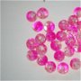 LMC800 - margele sticla crackle roz