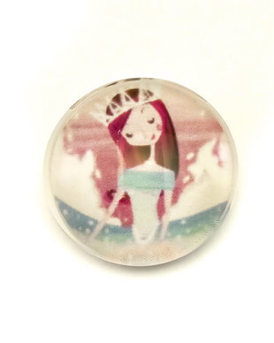 Cabochon sticla, 25 mm (cod 21-51)